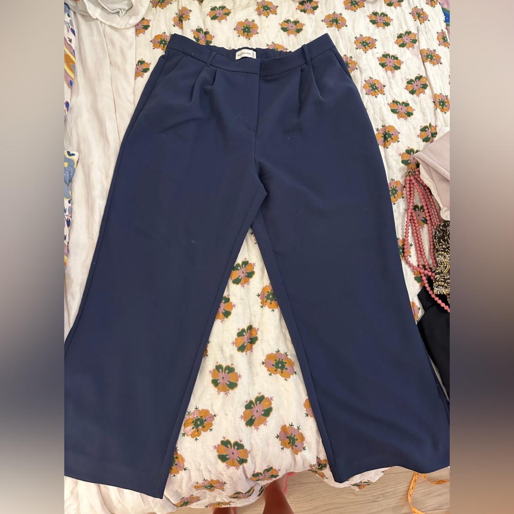 Abercrombie & Fitch Sloane Navy Tailored Pant